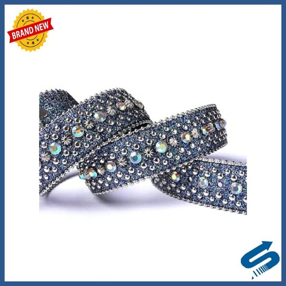Rhinestone Crystal Studded Western Belt 1.5\